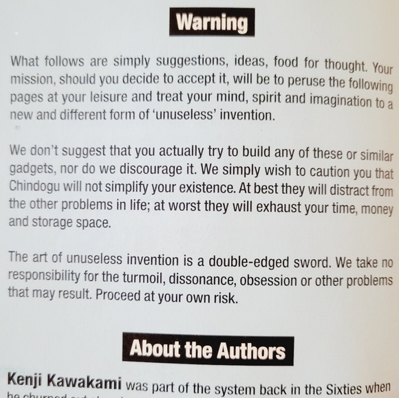 99 More Useless Japanese Inventions: The Japanese Art of Chindogu - Picture 4 of 16